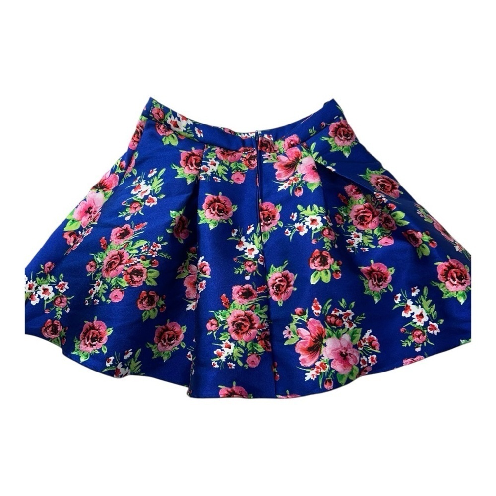Windsor Floral Pink Blue Elegant Homecoming Skirt with Petticoat Sz 5/6 Women’s - Picture 5 of 11